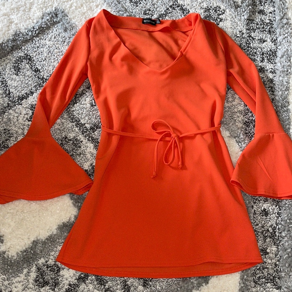BNWO orange pretty little think dress US 0